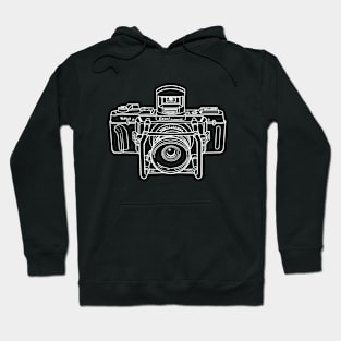 uji Camera, Camera Illustration, Fuji GX617, Photographer Hoodie